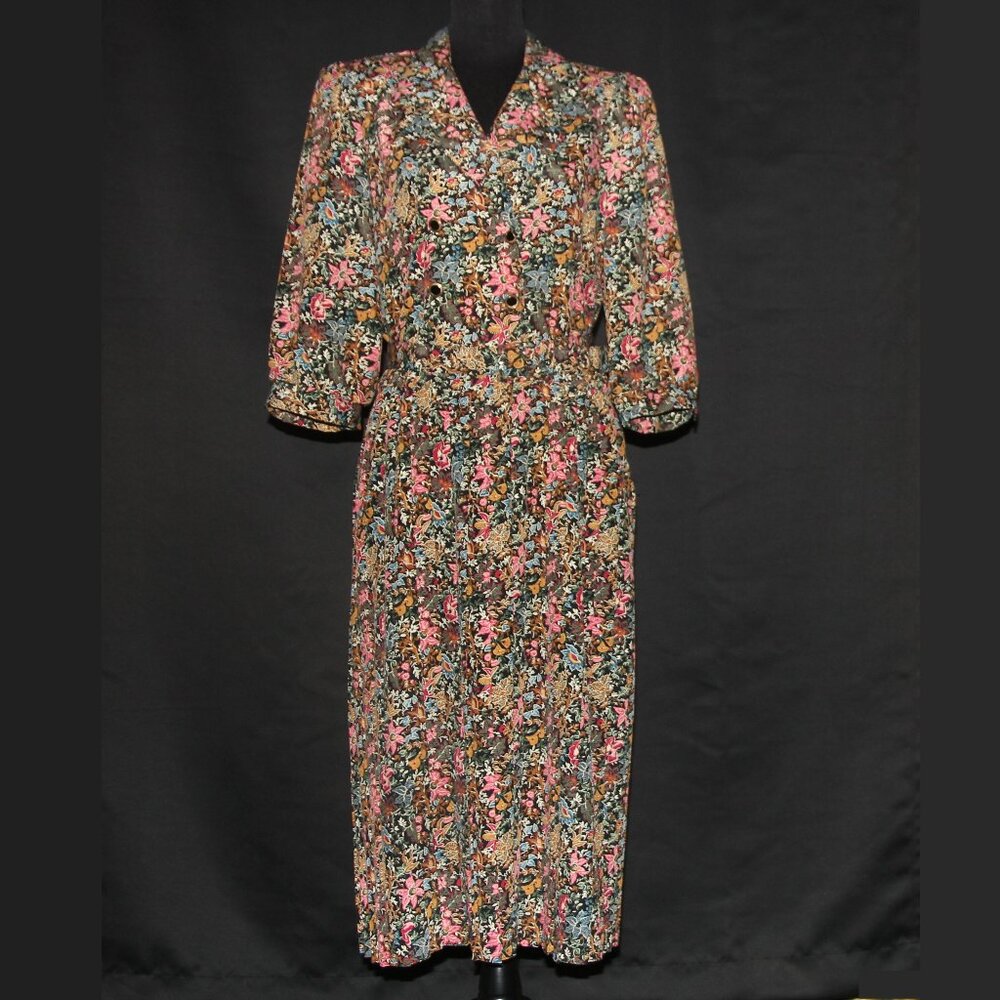 Multi-Color Floral Dress by Breli Originals